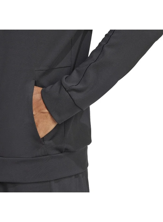 Adidas Puremotion Hood Black Training Track Tops For Men XS