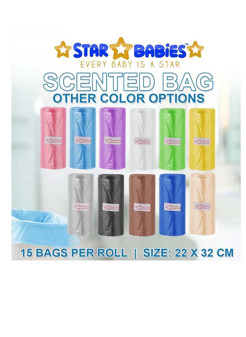 STAR BABiES Star Babies - Combo Pack of 2- Kids Shower Cap with Scented Bag (5 Pcs w/Dispenser) - Green/Black  - Image 3