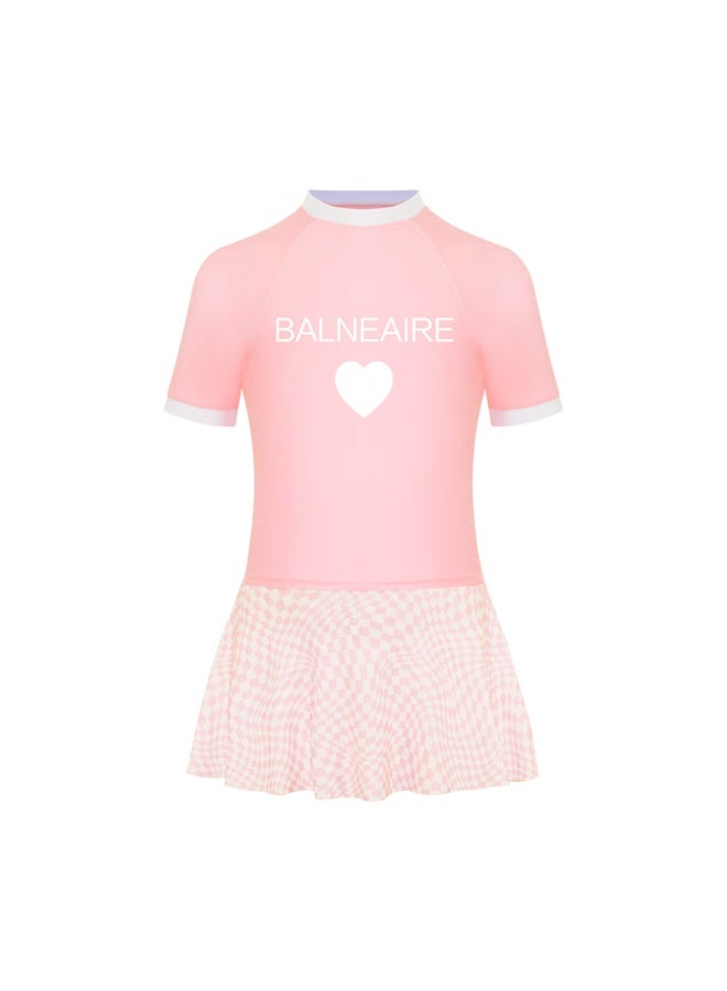 Balneaire Children's Split Skirt Swimsuit Fashion Professional Sunscreen Cute Chlorine Resistant Breathable Swimming Girls Girls - Image 4
