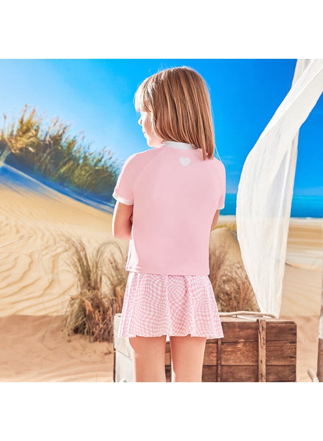 Balneaire Children's Split Skirt Swimsuit Fashion Professional Sunscreen Cute Chlorine Resistant Breathable Swimming Girls Girls - Image 2