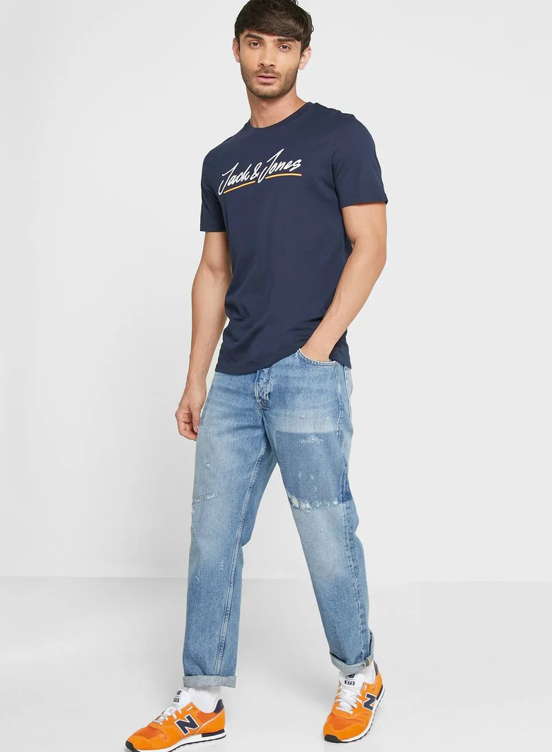 JACK & JONES Light Wash Slim Fit Jeans