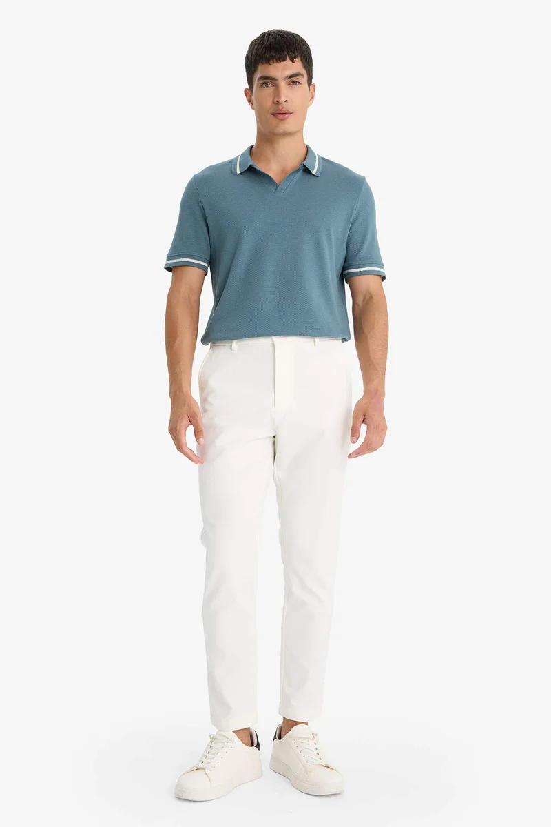 DeFacto Regular Fit Resort Neck Short Sleeve Polo T-Shirt