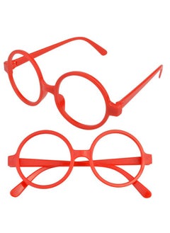 obmwang 20 Pack Colorful Wizard Glasses Round Glasses Frame No Lenses For Birthday Halloween Costume Dress Up Party Favors  - Image 4