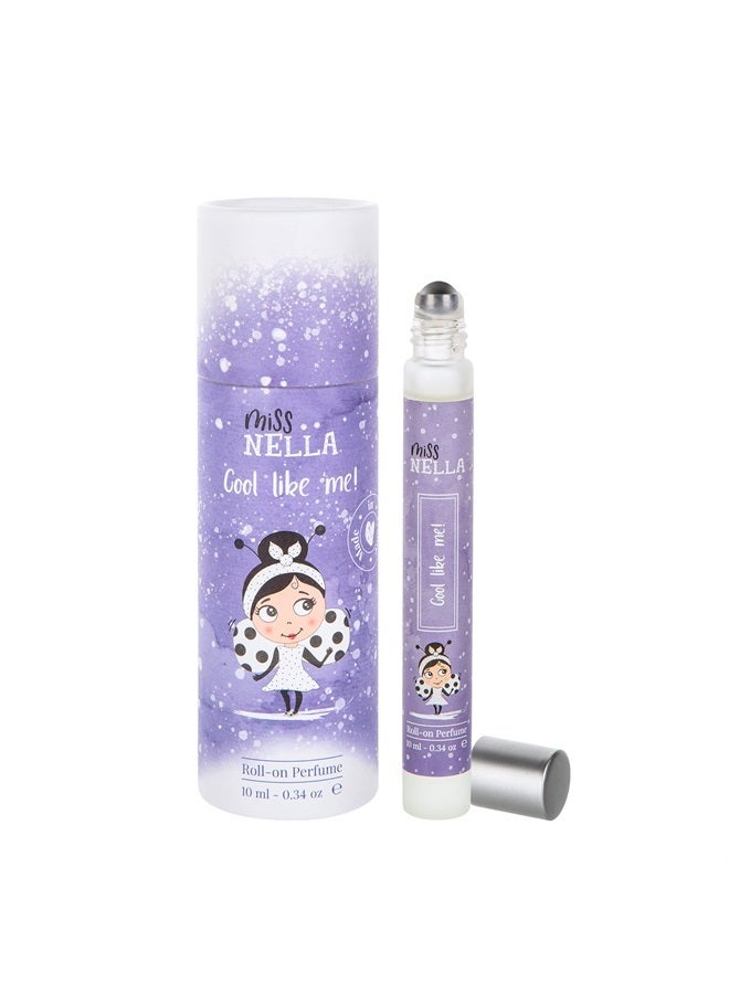 Miss NELLA Kids Perfume - Cool Like Me Roll On Perfume for Children with Delightfully Fresh Fragrances | Safe and Natural Boys and Girls Perfume Oil with Easy Roll-On Applicator | 10ML - Image 1