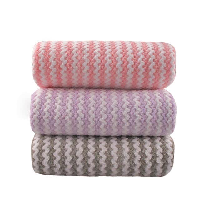 Outlay Home Anti-Bacterial Microfiber 450 GSM Absorbent & Quick Dry Hand Towel - 40 x 60 cm, Multicolor - 3 Pieces - Image 1