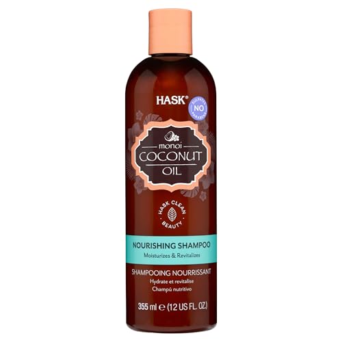 Hask Monoi Coconut Oil Nourishing Shampoo, 12 Ounce - Image 1
