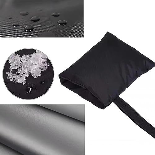 Jashem Outdoor Faucet Covers for Winter 3 Packs Hose Bib Protector Spout Cover,Garden Faucet Socks, Outside Spigot Pipe Freeze Protection Cover,Insulated Tap Pouch (large) - Image 4