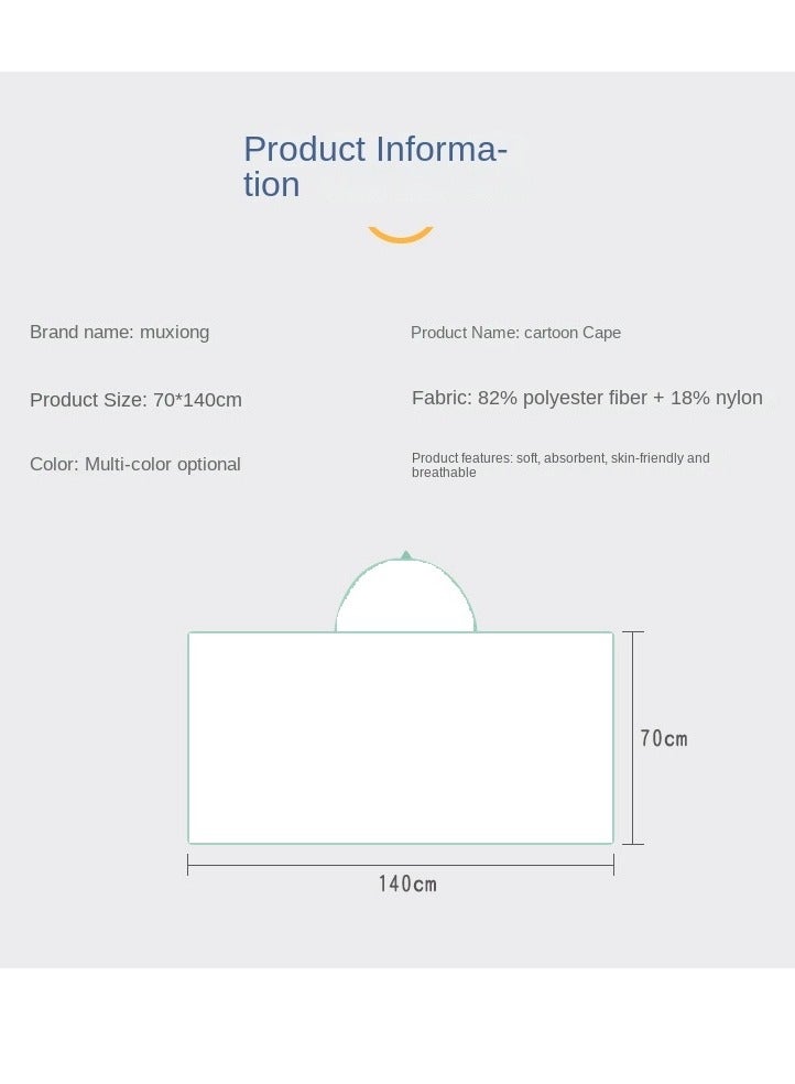 1-Piece Cartoon Pink Bear Baby Blanket - Image 2