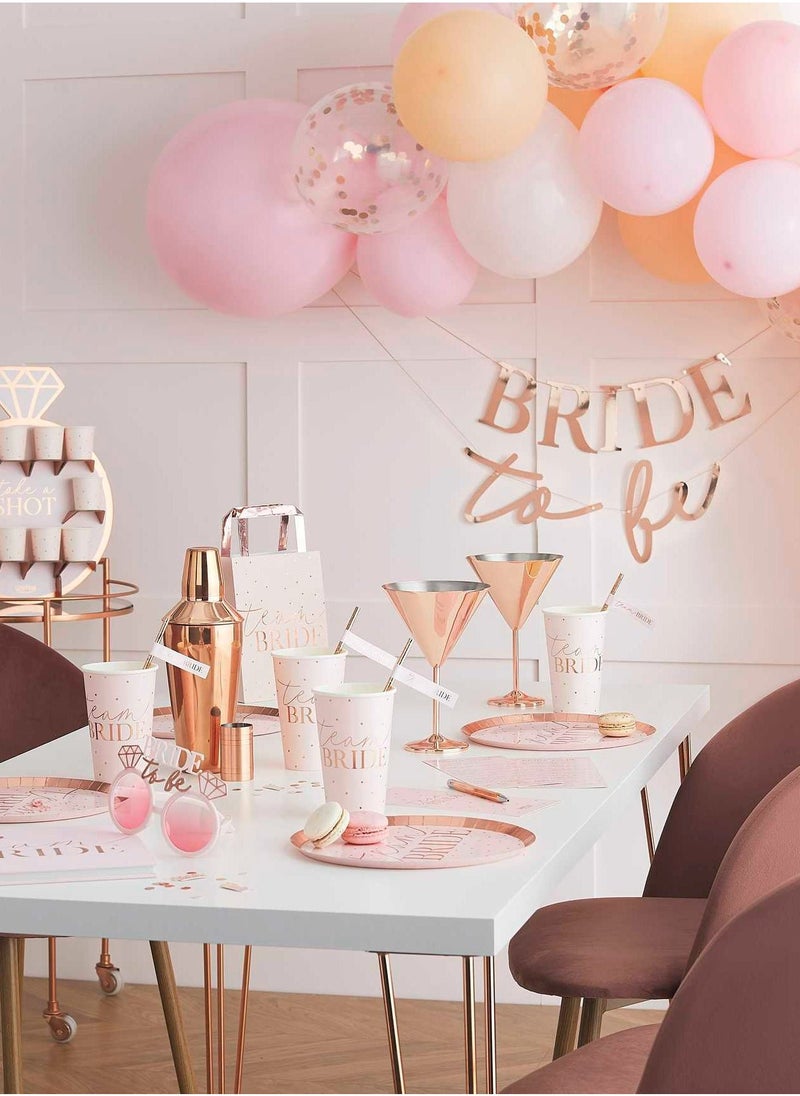 Ginger Ray Confetti 'Team Bride' balloons - Image 4