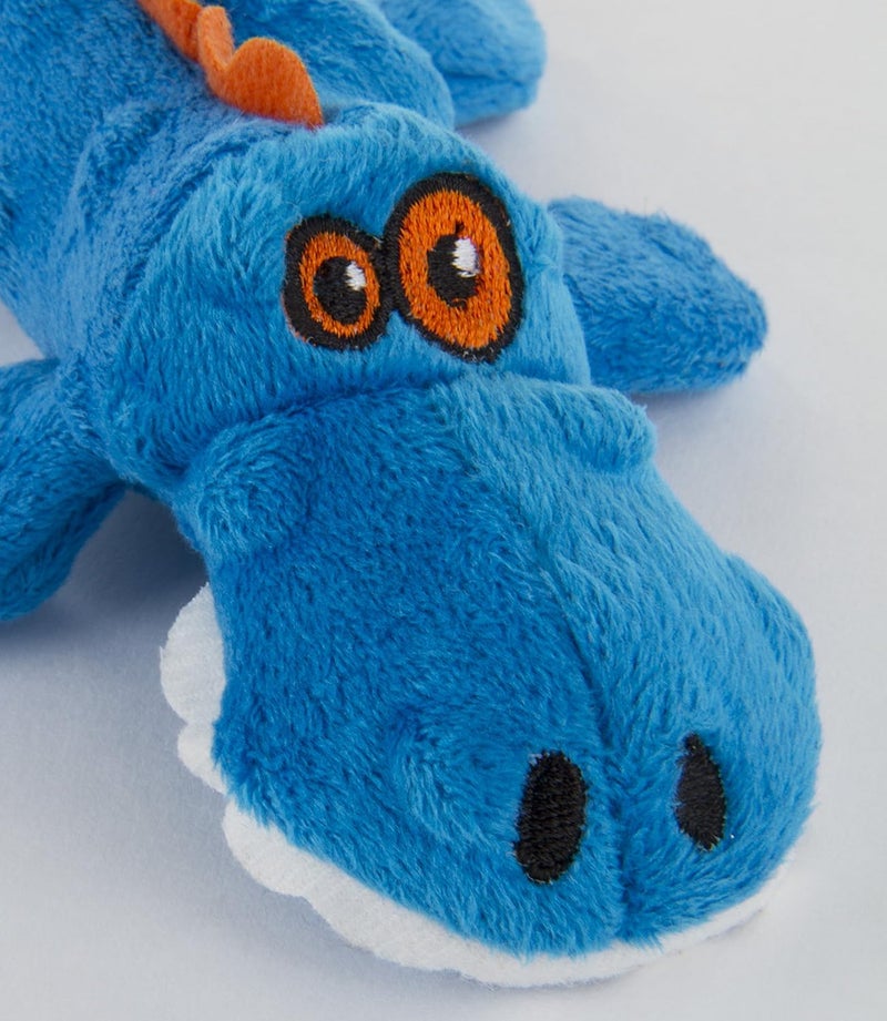 goDog Just For Me Gator Dog Toy, Blue - Image 3