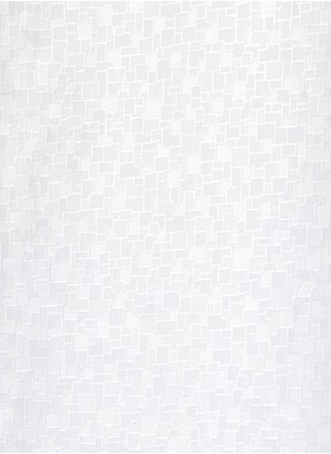 ستارة حمام أبيض 200x180 سم