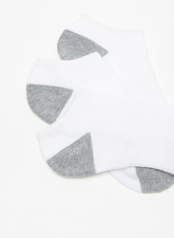 SKECHERS Colourblock Ankle Length Sports Socks - Set of 3 - Image 4