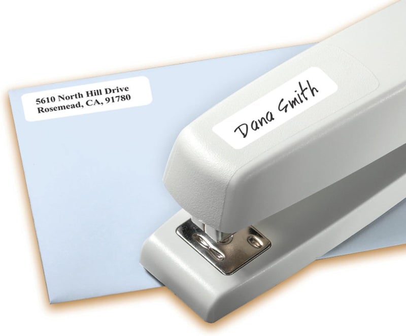 AVERY Self-Adhesive Removable Labels, 0.5 x 1.75 Inches, 840 Per Pack, White Label Stickers (05422) - Image 2
