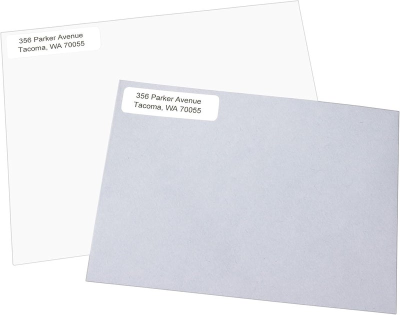 AVERY Self-Adhesive Removable Labels, 0.5 x 1.75 Inches, 840 Per Pack, White Label Stickers (05422) - Image 4