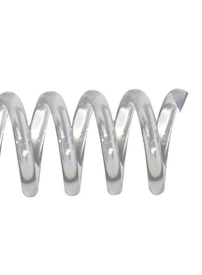 TruBind 32mm (1-1/4 in.) Spiral Binding Coils for Reports, Presentations and Proposals | 4:1 Pitch | 12 in. Length | Clear | 280 Sheets Binding Capacity | 50 Pack