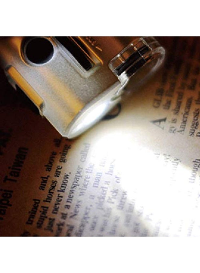 Mini 60X Pocket Microscope Jewelry Magnifier Loupe Glass LED UV Light Magnifying Glasses,Open The Door To a Wonderful World  - Image 4