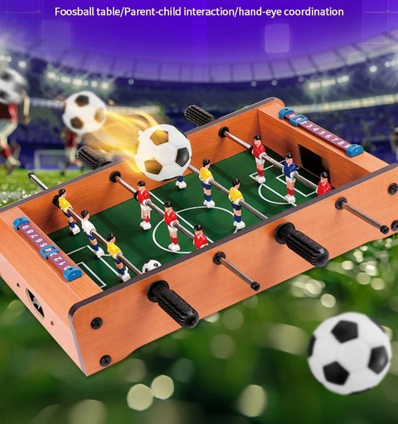 Y&D Foosball Tabletop Game - Mini Soccer Table Football for Kids & Adults - Party Board Game Desk Interaction - Baby Foot Ball Player Gift - Image 4