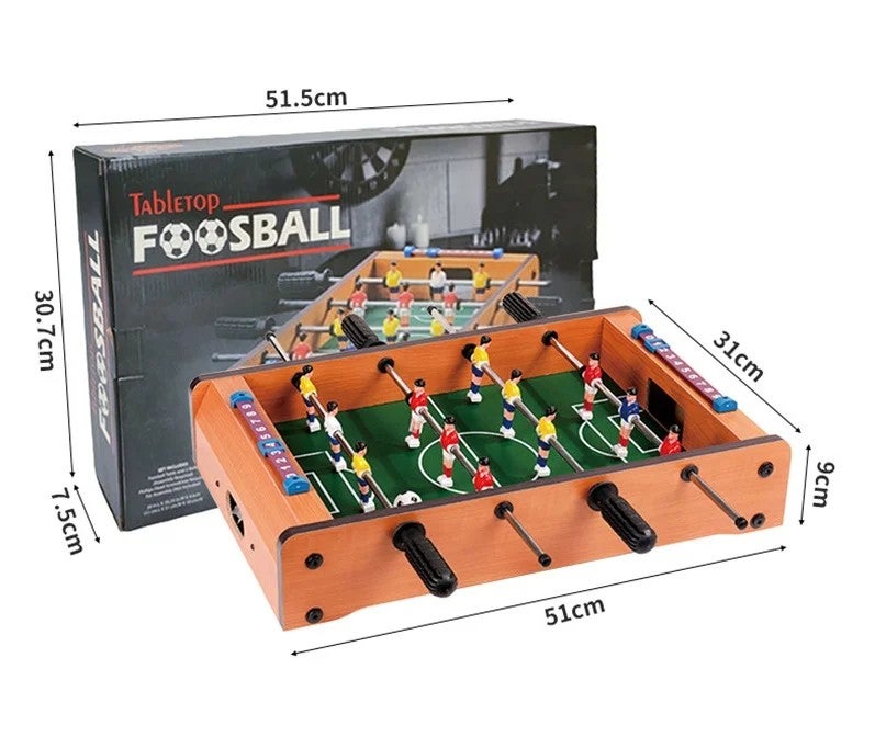 Y&D Foosball Tabletop Game - Mini Soccer Table Football for Kids & Adults - Party Board Game Desk Interaction - Baby Foot Ball Player Gift - Image 3