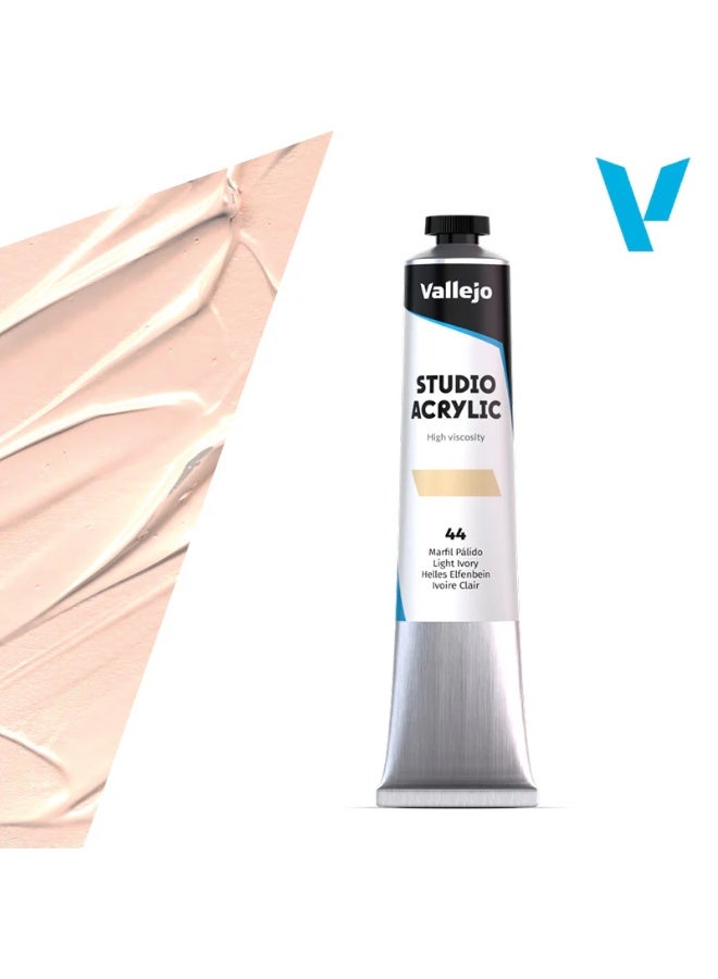 فاليجو أكريليك ستوديو كارنيشن بينك #44 - أنبوب فنان فاخر سعة 58مل لدرجات لون البشرة الرقيقة