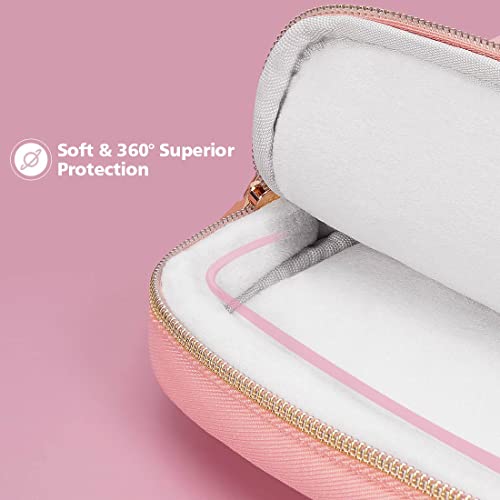 KIZUNA Laptop Bag Case 13.3 Inch Computer Shoulder Messenger Sleeve Briefcase For MacBook Air M2 13" 2022/13" MacBook Air 2017/14" Lenovo ThinkPad X1 Carbon/Yoga C740 C930/IdeaPad C340/Huawei,Pink - Image 3