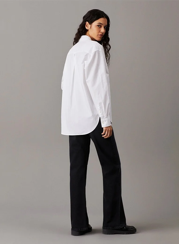 Calvin Klein Jeans Relaxed Cotton Poplin Shirt