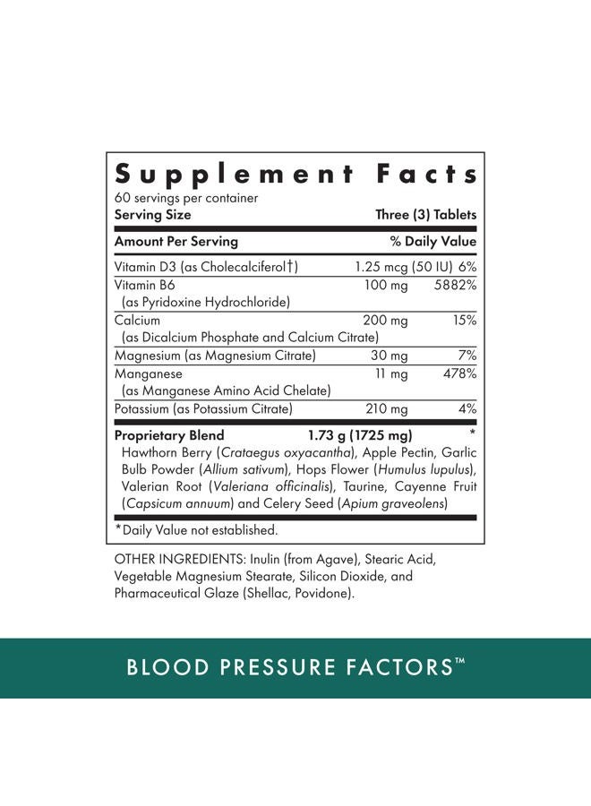 Michael'S Naturopathic Programs - Blood Pressure Factors 180 Vegetarian 52814 - Image 2