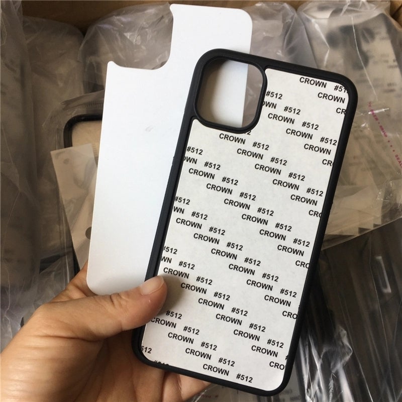 HuHa Protective Cover For iPhone SE 2022 / SE 2020 / 8 / 7 10 PCS 2D Blank Sublimation Phone Case(Black) - Image 4