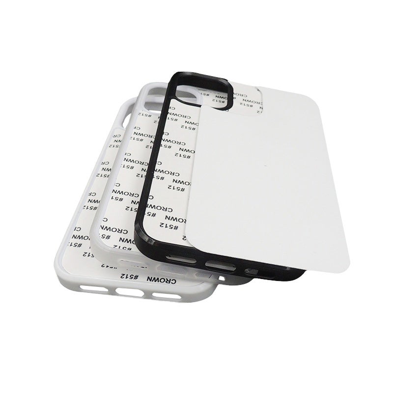 HuHa Protective Cover For iPhone SE 2022 / SE 2020 / 8 / 7 10 PCS 2D Blank Sublimation Phone Case(Black) - Image 3