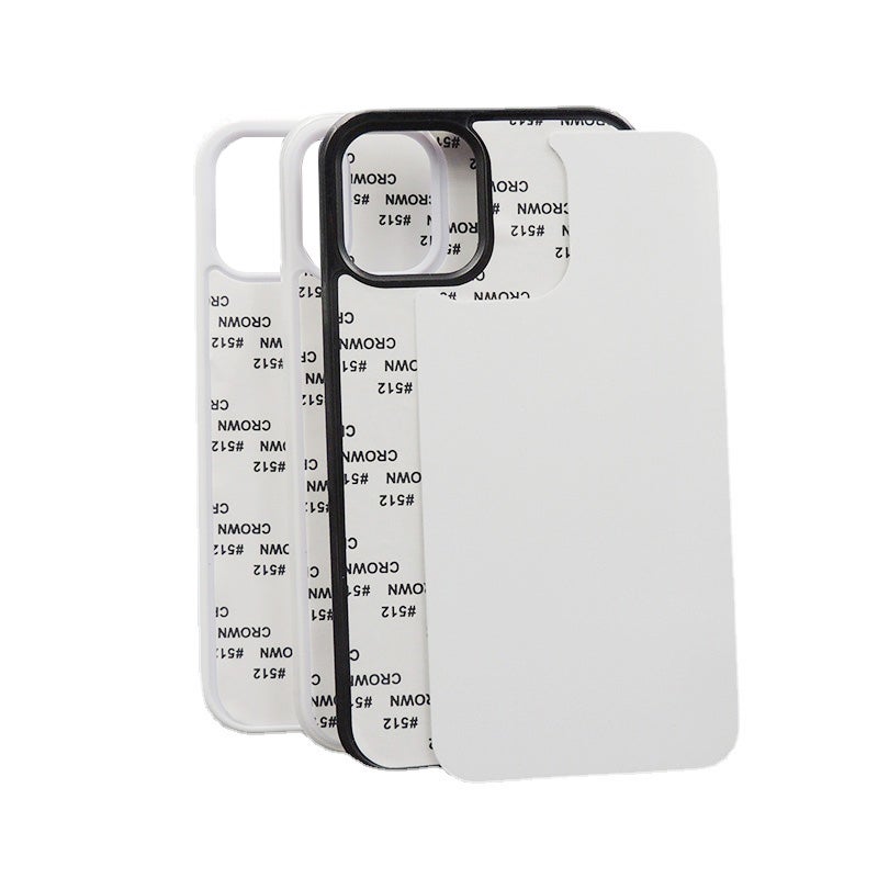 HuHa Protective Cover For iPhone SE 2022 / SE 2020 / 8 / 7 10 PCS 2D Blank Sublimation Phone Case(Black) - Image 2