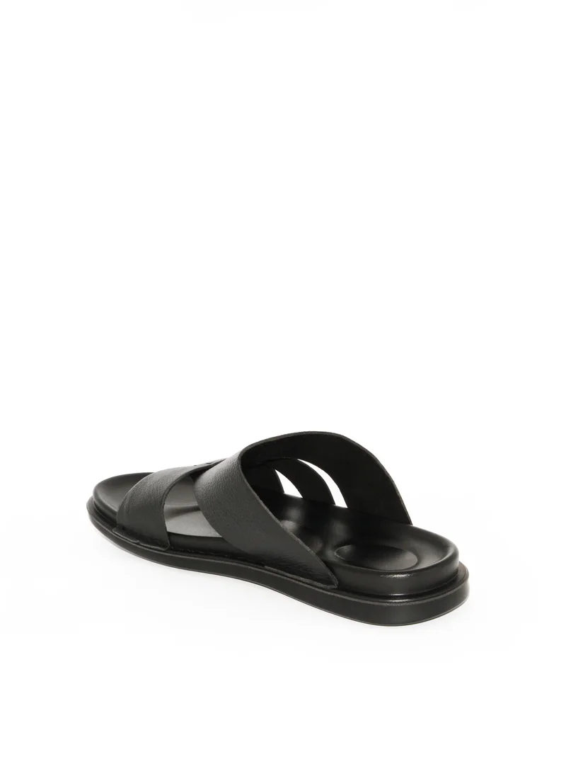 Geoomnii Arabic Sandals for Men – Traditional Emirati & Saudi Style Sandals | Comfortable Slip-On Leather Sandals | Classic Arab Footwear for Daily Wear, Weddings, and Special Occasions