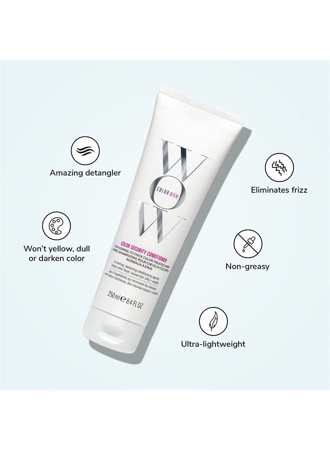 Color Wow Color Security Conditioner Normal to Thick – Rich hydration for thick, coarse, curly hair; detangles, nourishes + adds shine with Avocado Oil; color safe; heat protection - Image 1