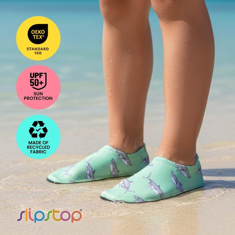 Slipstop AntiSlip Shoes for Kids - Quick-Dry Aqua Socks Beach Shoes for Kids - Barefoot Shoes for Water Sports Yoga Exercise - Image 4