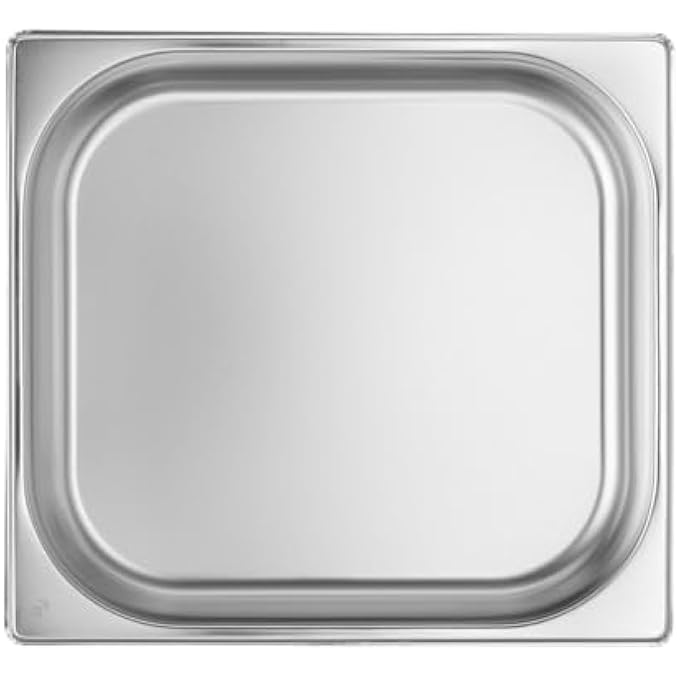 HENDI Recipiente Gn 23Contenedor GnBordes RedondeadosResistente A Temperaturas De 40 A 300CApto Para HornosCongeladoresCalientaplatosBao Mara55L354X325XH 65MmAcero Inoxidable - Image 3