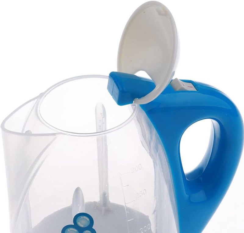 klarako Kids Children Mini Kitchen Appliance Toys with Light and Sound  Blue Kettle - Image 2