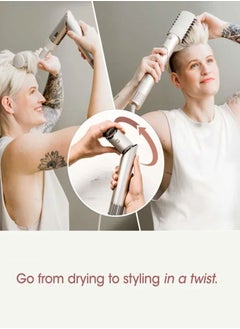Tornado Keratiner Air Styling & Drying System, 5 in 1 Hair Dryer Curly Brush & Multi-Styler with Auto-Wrap Curlers, Paddle Brush, Oval Brush, Concentrator Attachment  - Image 2