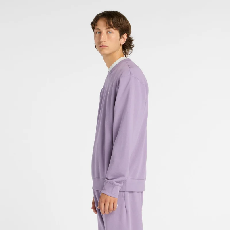 New Balance Candied Violet Sport Essentials French Terry Crew for Men | Best Price UAE
