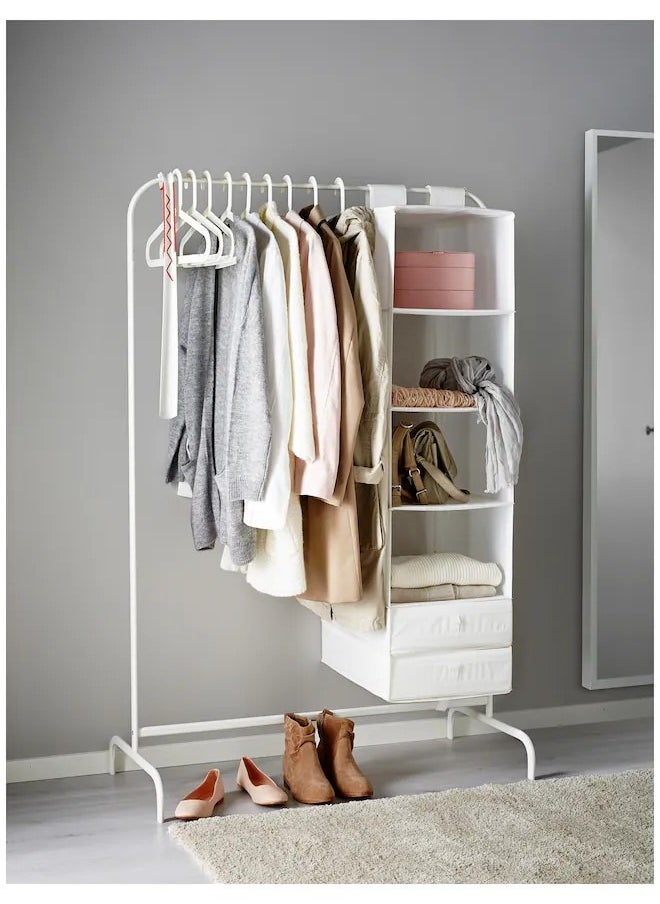 Mulig - Clothes rack white 99x152 cm - Image 1
