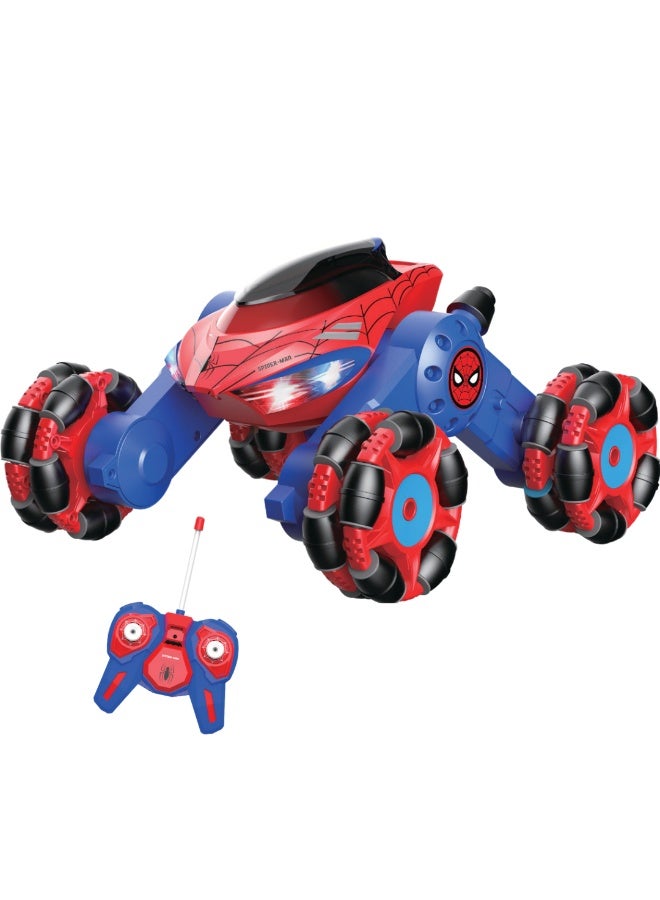 Marvel Spiderman Drift vehicle| Skidding Drift | 2.4 GHz Frequency | 360 Degree Rotate | Remote Control Radio Control |Age 3+ - Image 1