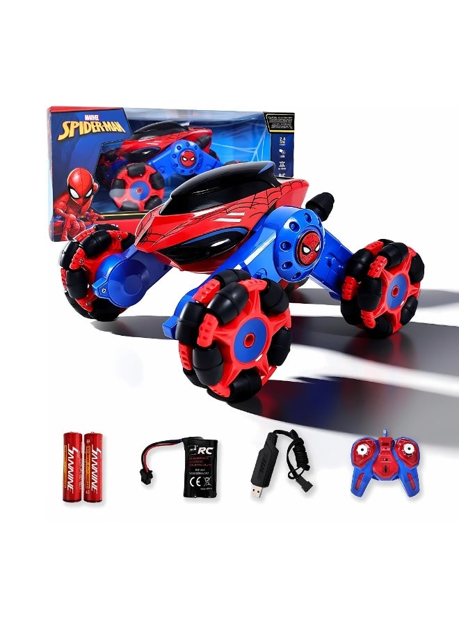 Marvel Spiderman Drift vehicle| Skidding Drift | 2.4 GHz Frequency | 360 Degree Rotate | Remote Control Radio Control |Age 3+ - Image 2