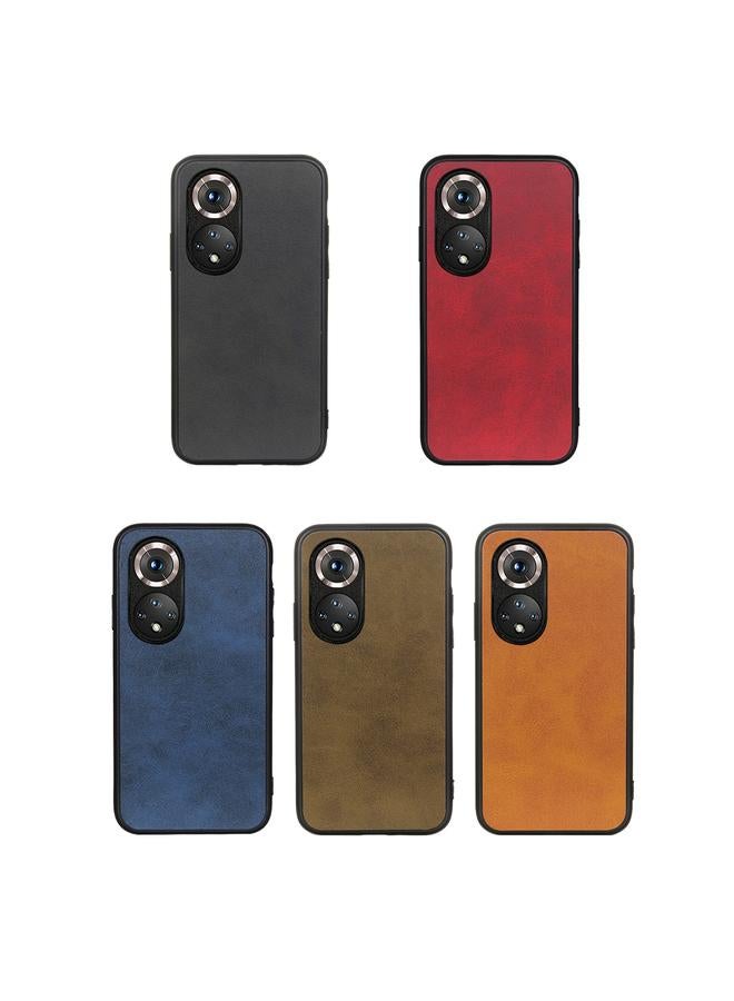 S-TOP Case For Honor 50 Pro Accurate Hole Two-color Calf Texture Shockproof Case - Image 5