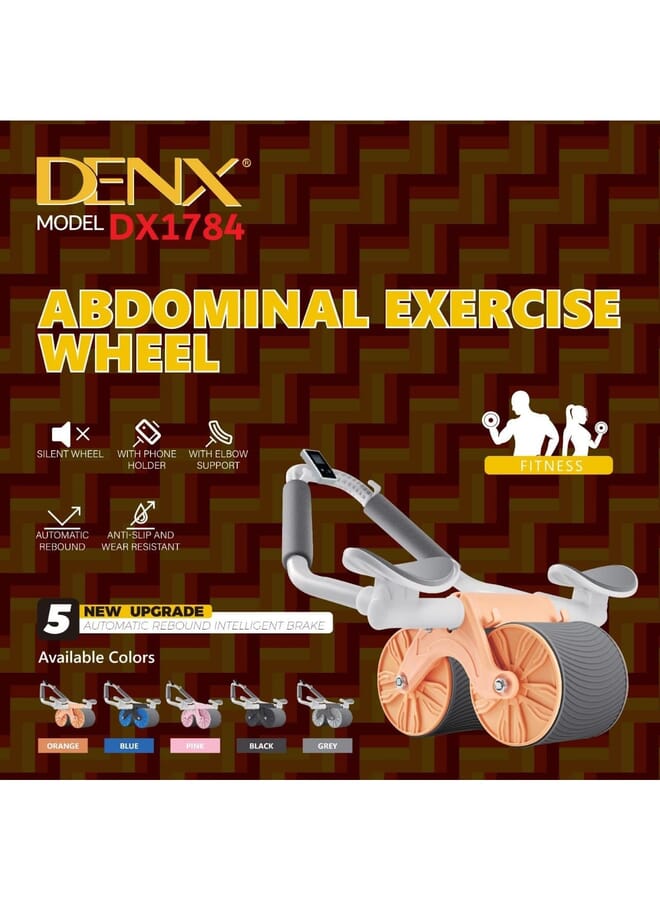 Denx Abdominal Exercise Roller With Elbow Support Knee Bolster - Image 1
