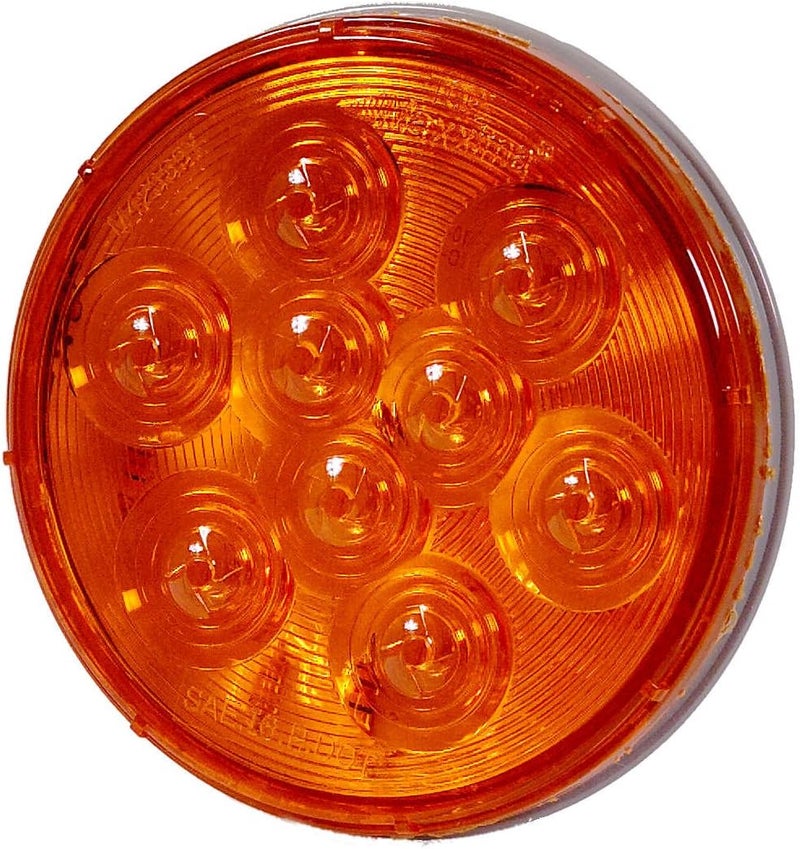 Maxxima 9 LED Amber 4" Round Park/Rear Turn Light
