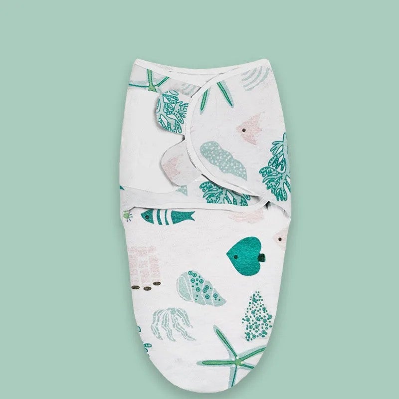 Y&D Hot Sales Lines & Leaves Printing Baby Swaddle 2-Pack - 100% Organic Cotton Soft Blankets for Swaddlers, Girls & Boys - Image 5