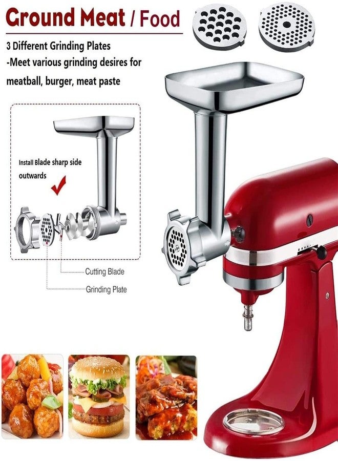 GVODE ملحق مطحنة الطعام Gvode متوافق مع خلاطات KitchenAid، بما في ذلك ملحق حشو النقانق - Image 2
