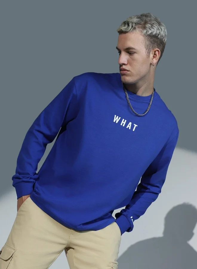 Hubberholme Blue T-Shirt For Men