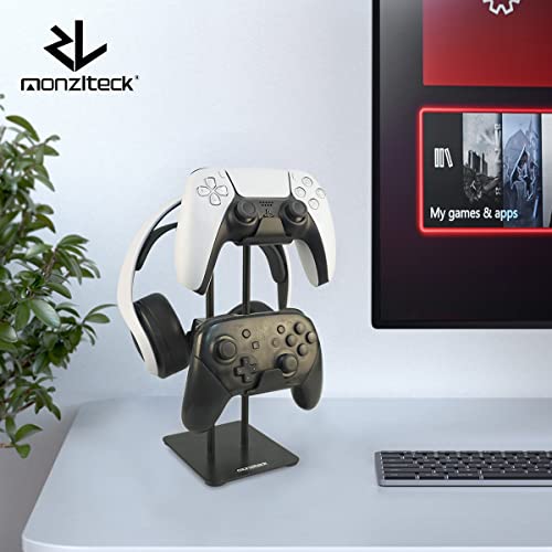 Monzlteck Desktop Controller Holder for PS4/PS5/Xbox ONE/Switch Pro/Headset, Controller Organizer,Gaming Accessories - Image 5
