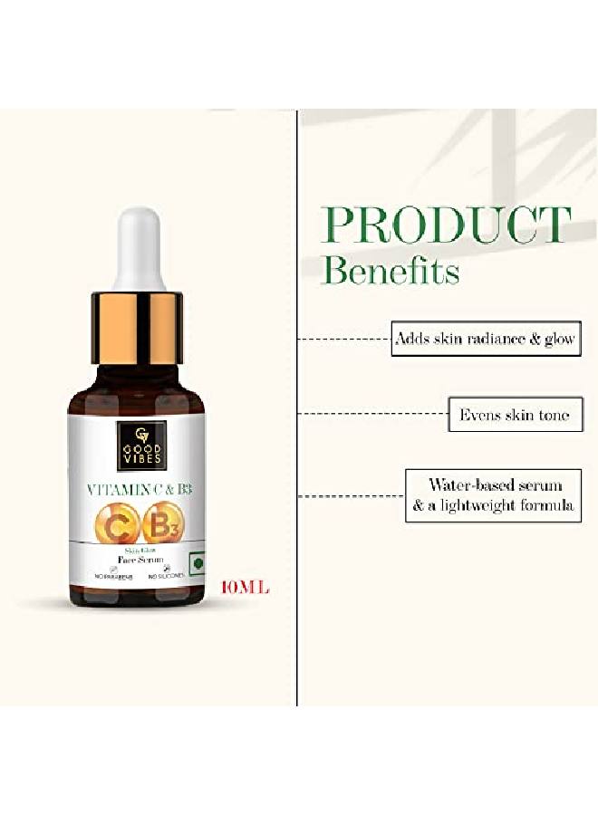 Good Vibes Vitamin C Vitamin B3 Skin Glow Serum 10 Ml With Anti Aging Properties Helps Reduce Fine Lines And Wrinkles Naturally Glowing Face Serum For All Skin Types No Parabens Sulphates - Image 5