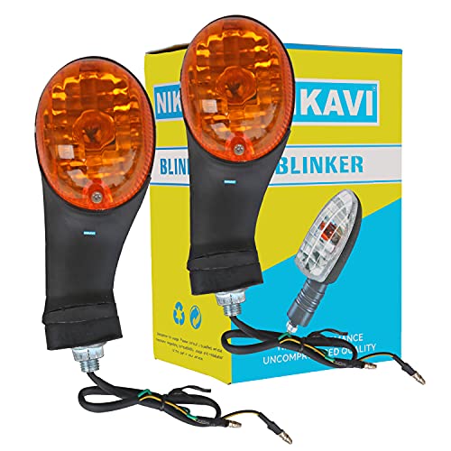 NIKAVI INDA18 Blinker Indicator Assly. Compatible for Bajaj CT-100 (Set of 2) - Image 1