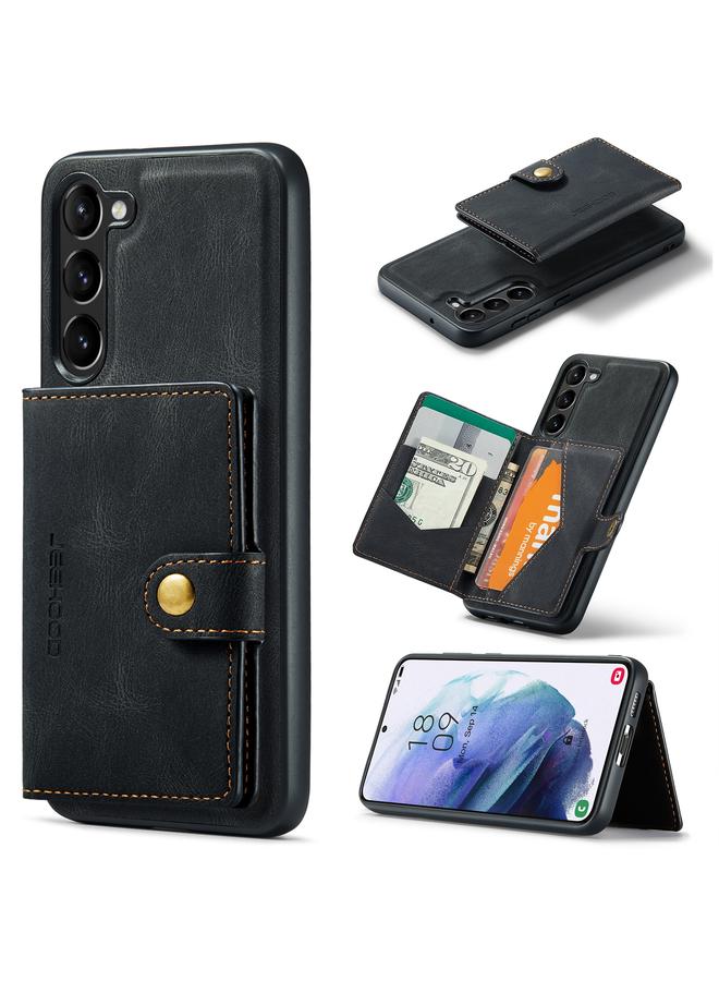 The Bros Case For Samsung Galaxy S23 5G Retro Magnetic Detachable Wallet Phone Case