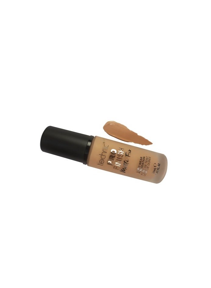 Technic Pro Finish Matte Fix Foundation Honey 30ml - Image 2